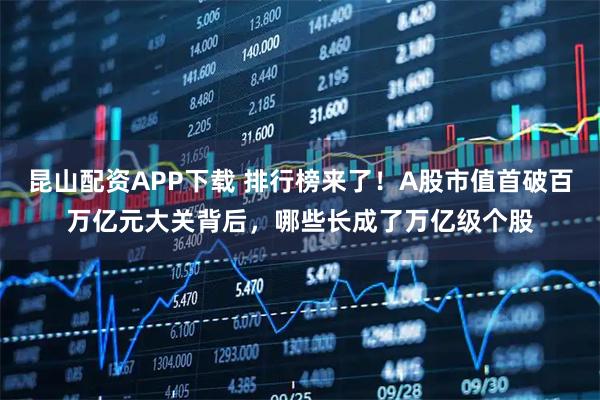 昆山配资APP下载 排行榜来了！A股市值首破百万亿元大关背后，哪些长成了万亿级个股
